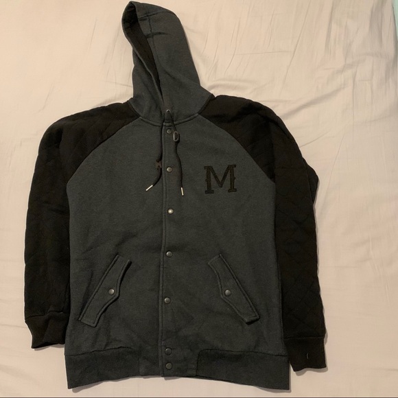 Matix Globetrotter BlackCharcoal Hooded Var Jacket - Picture 1 of 5